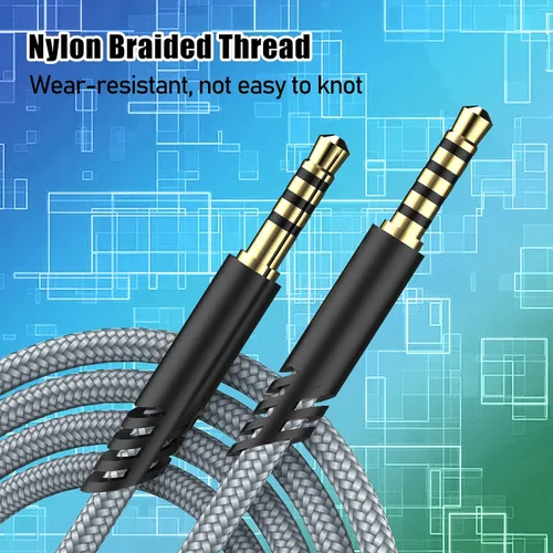 Vista 6 de Cable trenzado de repuesto para cable Astro A40, cable trenzado de auriculares A10, cable de control de volumen de 6.5 pies/6.6 ft compatible