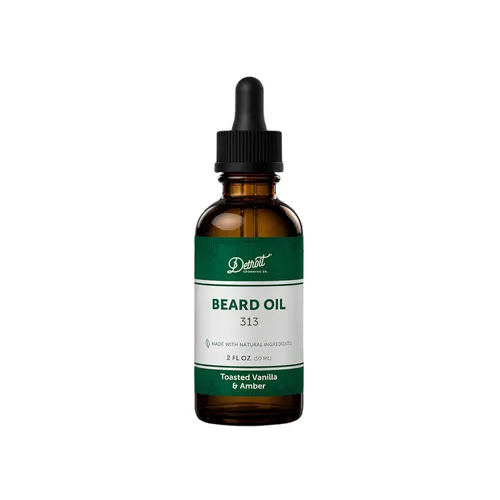 Vista 25 de Detroit Grooming Co. Aceite para barba 313 Fórmula natural, 1 oz