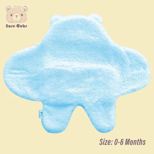 Vista 2 de Ease Cubs Paquete de 2 Envolturas de Arrullo de Felpa Sherpa Ultra Cálidas para Bebé - Artículos Esenciales Imprescindibles para Recién Nacidos