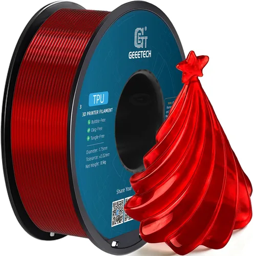 Vista 36 de Geeetech - Filamento PLA de 0.07 pulgadas, filamento de seda de bicolor, consumo dicromático de coextrusión brillante, 2.2 libras, 1 carrete