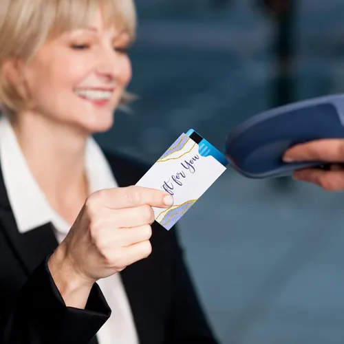 Vista 8 de Paquete de 300 fundas para tarjetas, protector de tarjetas de crédito, portadores de tarjetas llave de hotel, mini sobres para tarjetas
