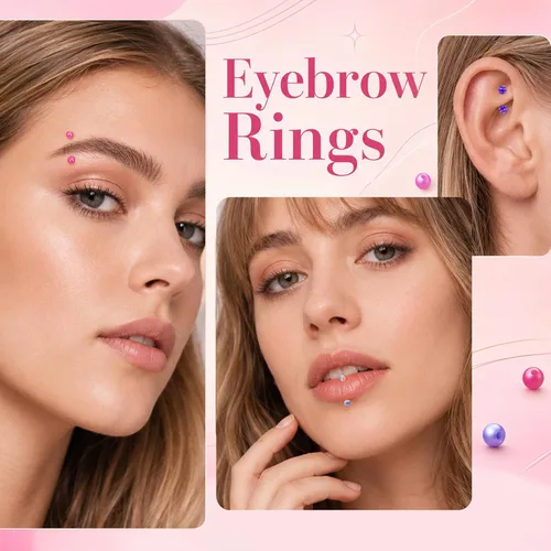 Vista 4 de CrazyPiercing Colorido bola acrílica flexible curva barra ceja anillos Tragus Piercing Jewelry, 16G