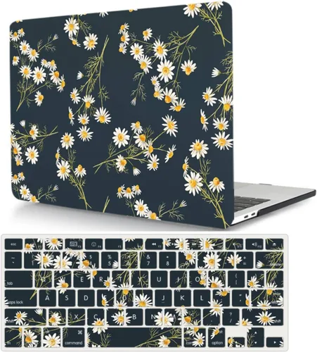 Vista 18 de Funda protectora compatible con MacBook Pro de 14 pulgadas 2021 M1 Pro/Max modelo A2442, carcasa rígida de plástico para laptop con cubierta