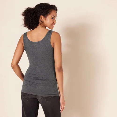 Vista 3 de Tienda Essentials - Camiseta de tirantes ajustada para mujer paquete de 2