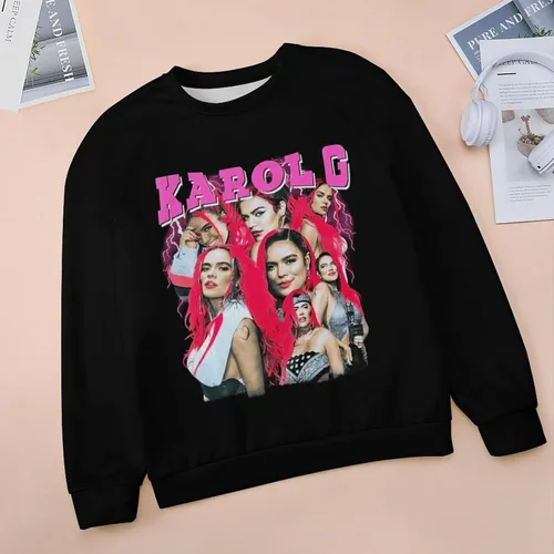 Vista 3 de PAPERBAGS Sweatshirt Womens Graphic Crewneck Long Sleeve Sweatshirts Casual Pullover Tops