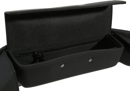 Vista 2 de TCT-MOTORPARTS Bolsa de parabrisas con 3 bolsillos Bolsa de carenado Apto para Harley Touring 2014-2025 FLHT, FLHTC, FLHX, FLHTK, FLHTCU Electra