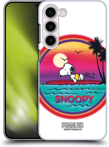 Vista 34 de Head Case Designs Funda rígida con licencia oficial de Peanuts Beach Surf Snoopy Boardwalk Airbrush compatible con Samsung Galaxy S20 FE / 5G Playa