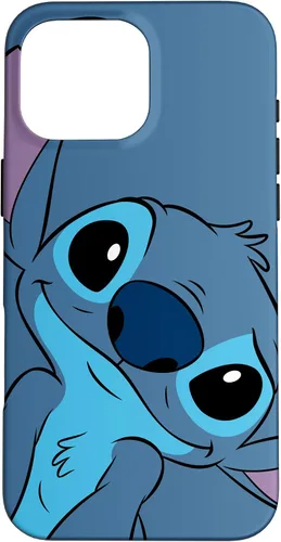 Vista 19 de Disney Lilo y Stitch Linda Carátula de Stitch en Color Gris Pizarra para iPhone 17