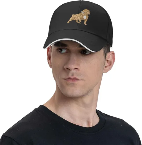 Vista 8 de American Bully Hat - Gorra de béisbol para lengua de pato para exteriores, color negro