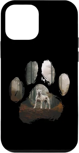 Vista 12 de iPhone 15 Dogo Argentino Mountain Paw Design Dog Mom Dad Case
