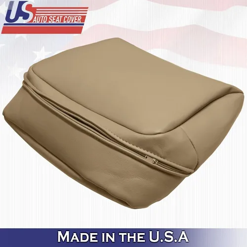 Vista 4 de U.S.AutoSeatCover 1999 para Ford F250 F350 F450 F550 Lariat - Funda de asiento de cuero para asiento trasero, color marrón