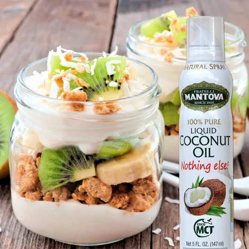 Vista 104 de Mantova Spray de Aceite de Oliva Virgen Extra con Sabor a Cúrcuma, spray de cocina saludable para el corazón perfecto para ensaladas, salsas