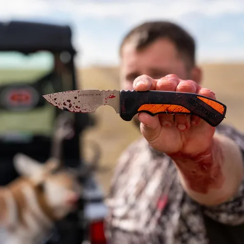 Vista 6 de Cold Steel 5 Fixed Blade Knives Versatile Durable Hunting Kit - Sturdy 4116 SS Blades, Double-Textures Handles, Carrying Case Included
