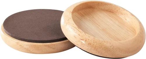 Vista 2 de Scotch™ Copas de ruedas SP909-NA, madera de roble redonda de 2 pulgadas, 4 por paquete, 6 paquetes por
