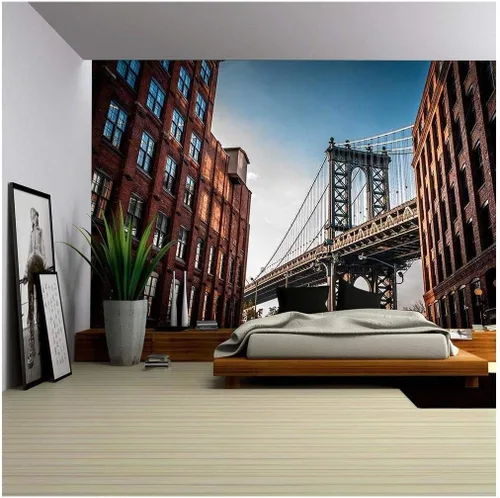Vista 12 de Wall26 - Papel pintado autoadhesivo para pared, WMR-WP-X-DA51-66x24x4