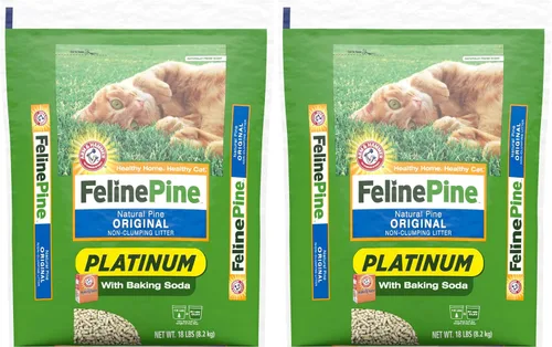 Vista 11 de Feline Pine Platinum - Arena para gatos no aglutinante, 17 libras.