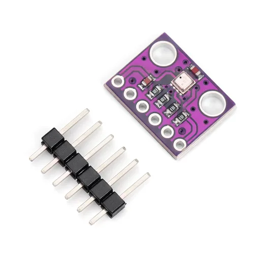 Vista 6 de 2 piezas BME280 módulo de sensor de presión atmosférica temperatura humedad 3.3V Módulo sensor IIC SPI Breakout GY-BME280