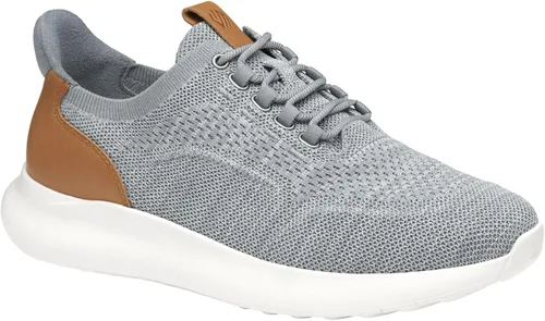 Vista 6 de Johnston & Murphy Men’s Amherst 2.0 Knit Plain Toe Dress Casual Shoe Punto negro jaspeado