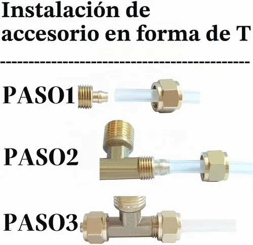 Vista 7 de Beduan Kit de pistola de soplado de aire con manguera neumática de poliuretano de 16 pies de largo, pistola de aire resistente para compresor