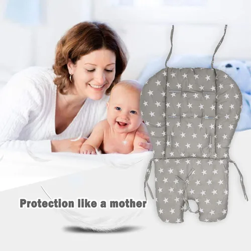 Vista 2 de Cojín para silla alta, cojín para silla alta, cojín de asiento de silla alta de bebé, almohadilla de protección para silla de comedor de bebé