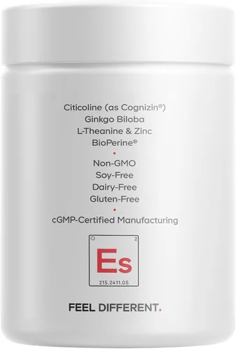 Vista 9 de Codeage E-Sport Vitamins+ Citicoline Cognizin, Bacopa Monnieri Supplement, Multivitamins, Astaxanthin, L-Theanine, Ginkgo Biloba, Acetyl-L-Tyrosine