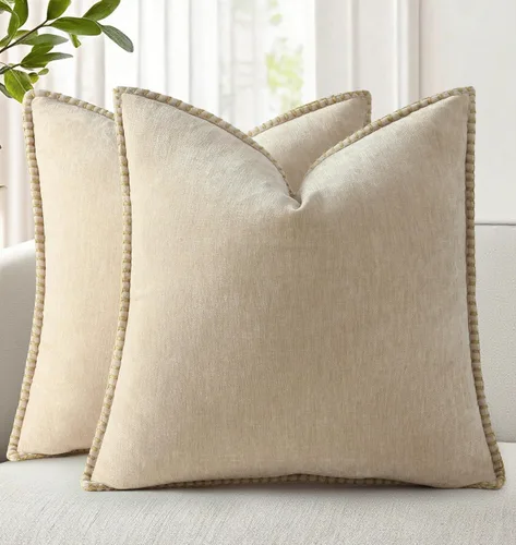 Vista 61 de decorUhome Juego de 2 fundas de almohada de felpilla suave y acogedora de otoño de 12 x 12 pulgadas, fundas decorativas modernas de terciopelo Aqua