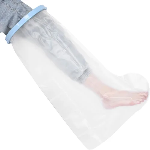 Vista 5 de Adult Foot Leg Cast Covers 71x25.5cm Elastic Shower Protector for Wounds