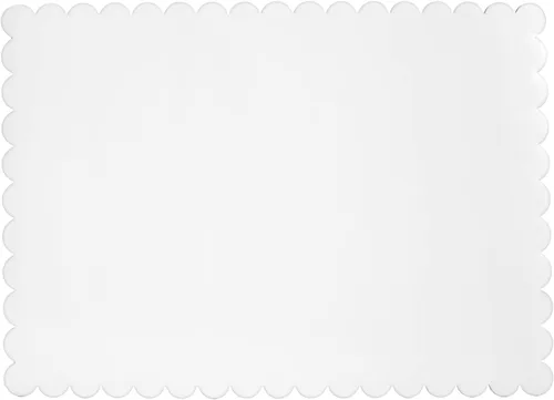 Vista 7 de Sparkle and Bash Tabla rectangular para tartas, 14 x 10 pulgadas, papel de aluminio blanco, paquete de 25 unidades, base de papel resistente