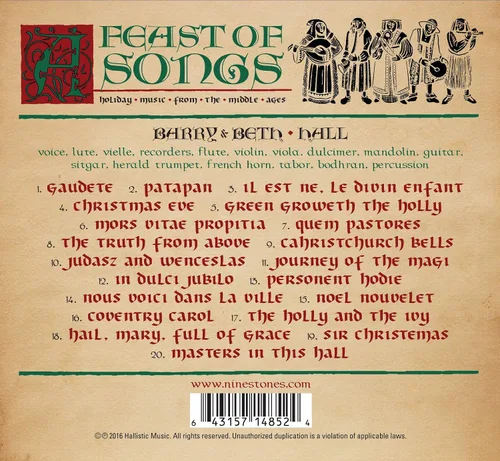 Vista 2 de Feast of Songs Holiday Music From the Middle Ages