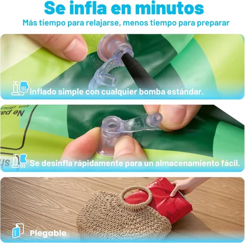 Vista 4 de Paquete de 3 piscinas inflables para niños de 45 x 10 pulgadas, sandía, piña y cupcakes para niños de temporada y diversión de temporada, piscina