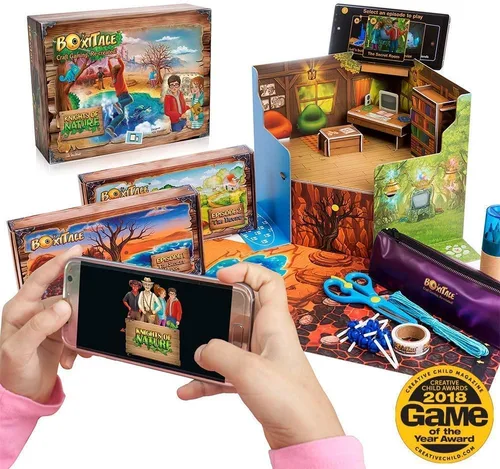 Vista 2 de Juego interactivo de manualidades con aplicación – Aventura de caballeros de la naturaleza para niños y niñas, juegos para niños fáciles de jugar