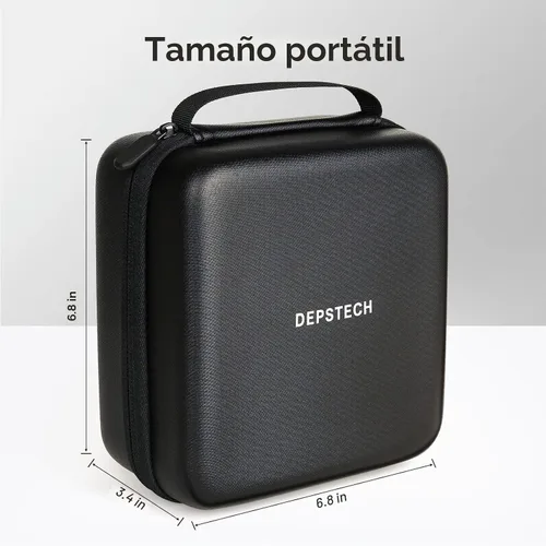 Vista 4 de DEPSTECH Funda original para endoscopio, bolsa de transporte inalámbrica para boroscopio con WiFi y cámaras de alcance USB, funda rígida de gran