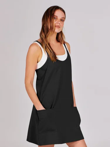 Vista 8 de ANRABESS Minivestido de verano para mujer, para entrenamiento, tenis, deportes activos, ropa deportiva y de atletismo, pantalones cortos integrados