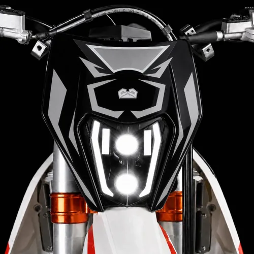 Vista 13 de CHANGCHENG - Faro delantero LED para moto de tierra de 66W 3000lm, kit de faro LED universal para motocicleta, faro para la mayoría de motos