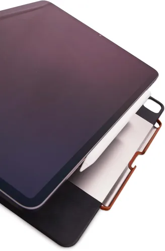Vista 2 de Thankscase Portalápices compatible con Apple iPad mini 6, para usar con funda Smart Folio y lápiz de 2ª generación, piel sintética integrada