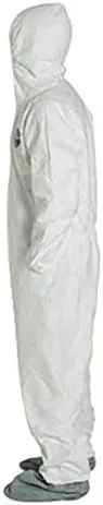 Vista 7 de DuPont Tyvek 400 TY122S Buzo de seguridad desechable, con protector de botas, XL, paquete de 25