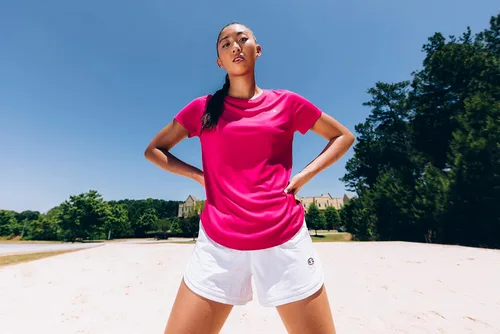 Vista 4 de Champion, Classic Sport, Moisture-Wicking T-Shirt, Athletic Top for Women