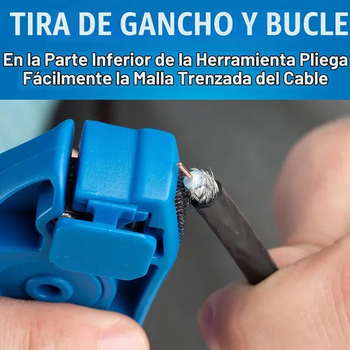Vista 5 de Jonard Tools UST-125 COAX Herramienta de pelado para cables RG59, RG6, N48, RG7, RG11 con tope de cable