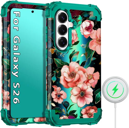 Vista 18 de Hekodonk Funda para Galaxy A17 5G, tres capas de protección resistente a prueba de golpes, plástico duro+silicona suave, funda protectora de cuerpo