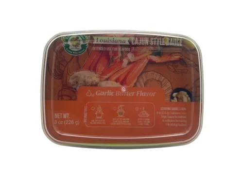 Vista 5 de YummY Sauce Salsa cajún sabor a mantequilla de ajo (paquete de 1 x 8 onzas)