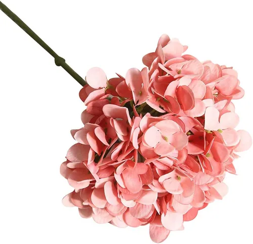 Vista 6 de BCDlily Flores falsas, plantas artificiales, bonsái, hortensias, macarones, arreglos florales para decoración del hogar, boda, oficina, fiesta (A)