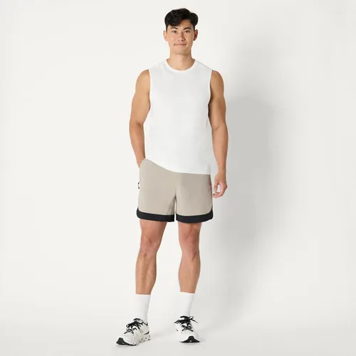 Vista 3 de Amazon Essentials Men's Athletic Performance Stretch Contrast Woven Gym Training Short with 6" Inseam