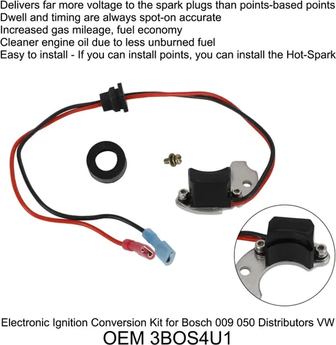 Vista 3 de Kit de conversión de encendido electrónico apto para distribuidores Bosch de 4 cilindros #3BOS4U1