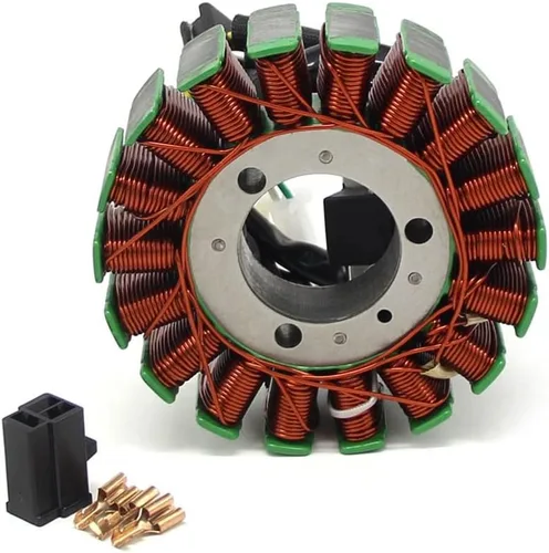 Vista 4 de MOCCAN Bobina del estator del generador de motocicleta compatible con S-UZUKI Moto 32101-17G00 32101-17G01 32101-17G02 SV650 SV650S ABS DL650