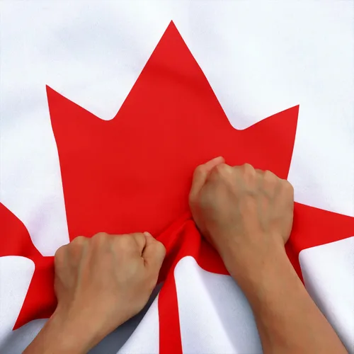 Vista 10 de Europa caliente., Canada Poliéster 68D - Canadá