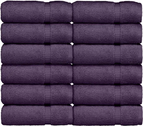 Vista 35 de Colección Luxury Hotel & Spa Altamente Absorbente, Secado Rápido 100% Algodón Turco 700 GSM, Toalla Eco Amigable, para Baño Borde Dobby Toalla