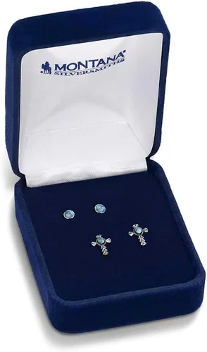 Vista 22 de Montana Silversmiths Pendientes de cruz estilo de vida occidental