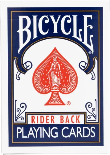 Vista 2 de Juego de cartas estándar con jinete en la parte posterior Bicycle, multi-colored, Estándar