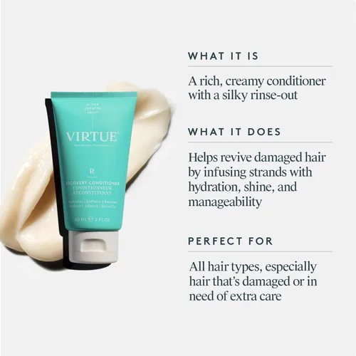 Vista 7 de VIRTUE - Juego de champú y acondicionador de recuperación para cabello dañado, 2 onzas líquidas