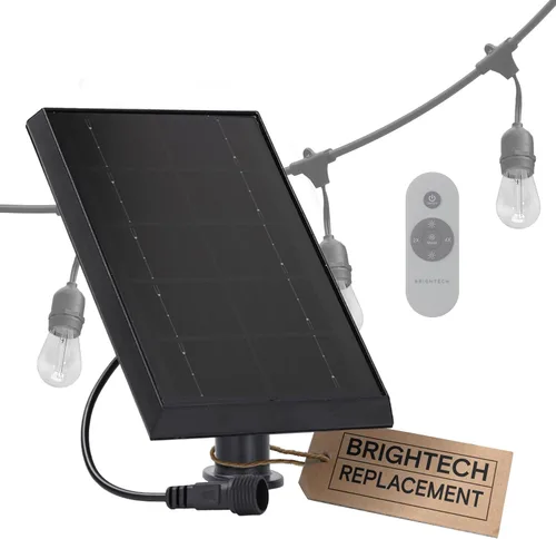 Vista 11 de Brightech Ambience Pro - Panel solar de repuesto, compatible solo con luces LED Brightech de 1 W con control remoto, luces de patio trasero y patio